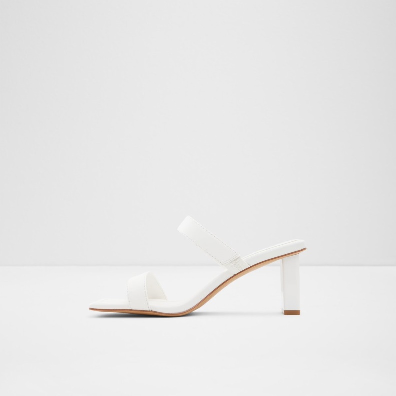 White Ranalassi Heeled Mule Cup Sole Fashion Aldo