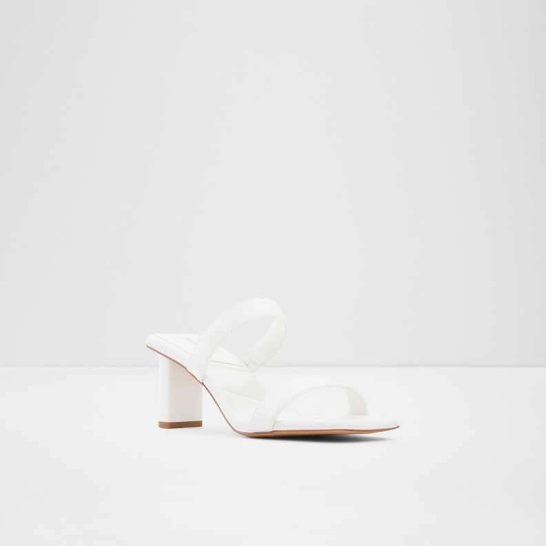 White Ranalassi Heeled Mule Cup Sole Fashion Aldo