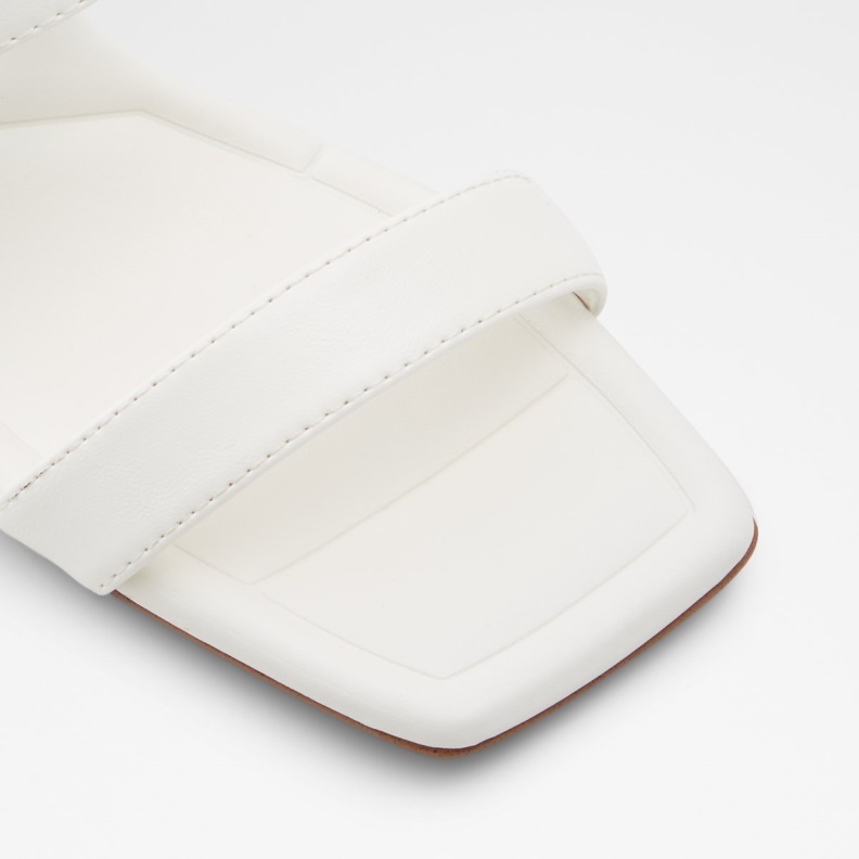 White Ranalassi Heeled Mule Cup Sole Fashion Aldo