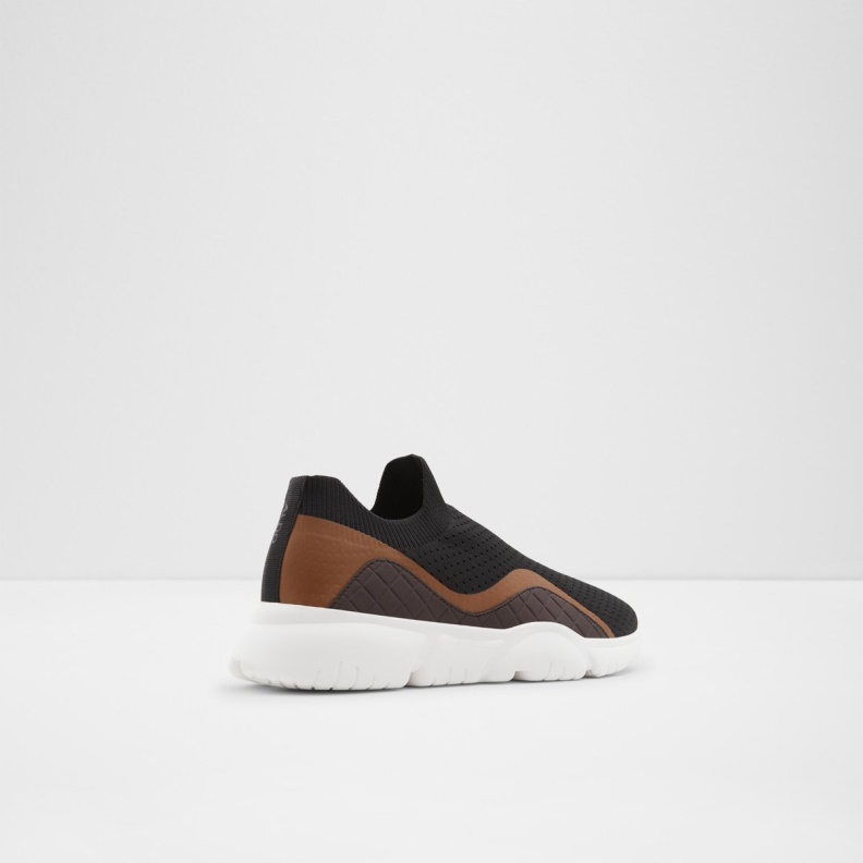 Black Textile Knit Ranga Jogger Sole Sneaker Fashion Aldo