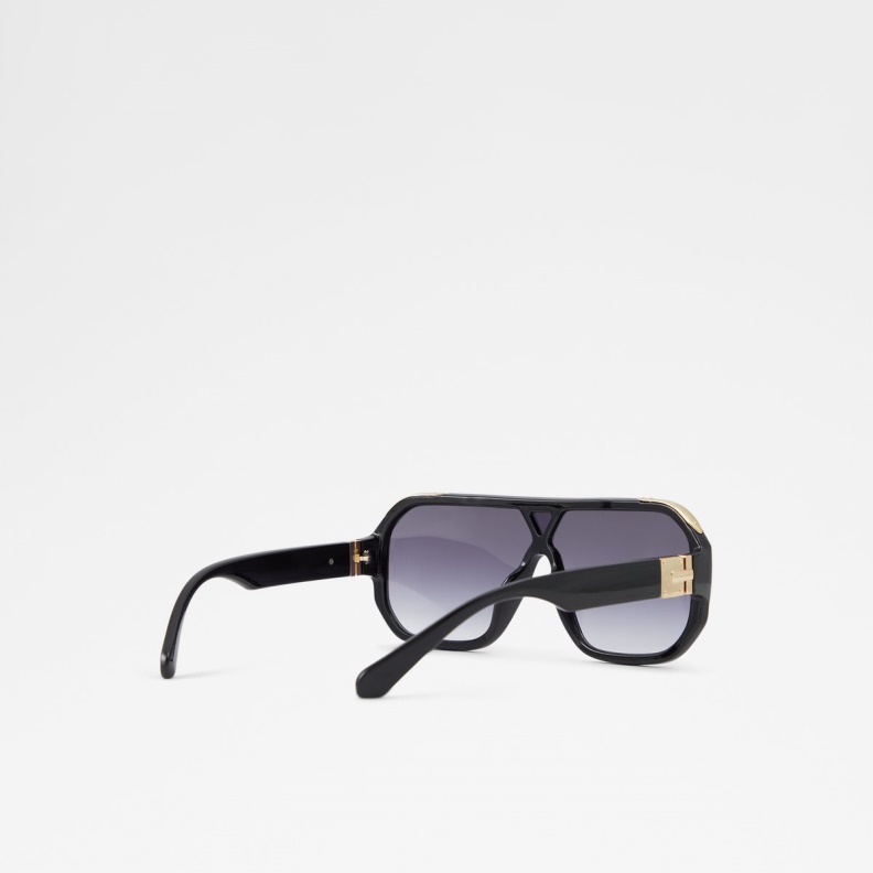 Fashion Black-Gold Multi Sold Out Rawien Aviator Sunglasses Aldo
