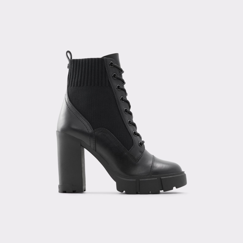 Rebel Combat Boots Lug Sole Black Aldo Fashion