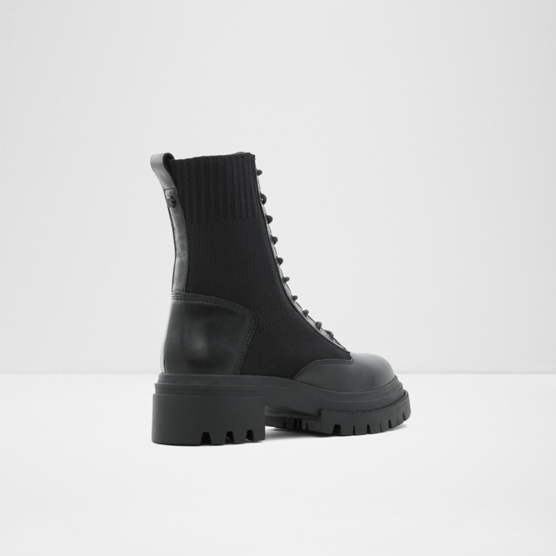 Reflow Combat Boots Lug Sole Black Aldo Fashion
