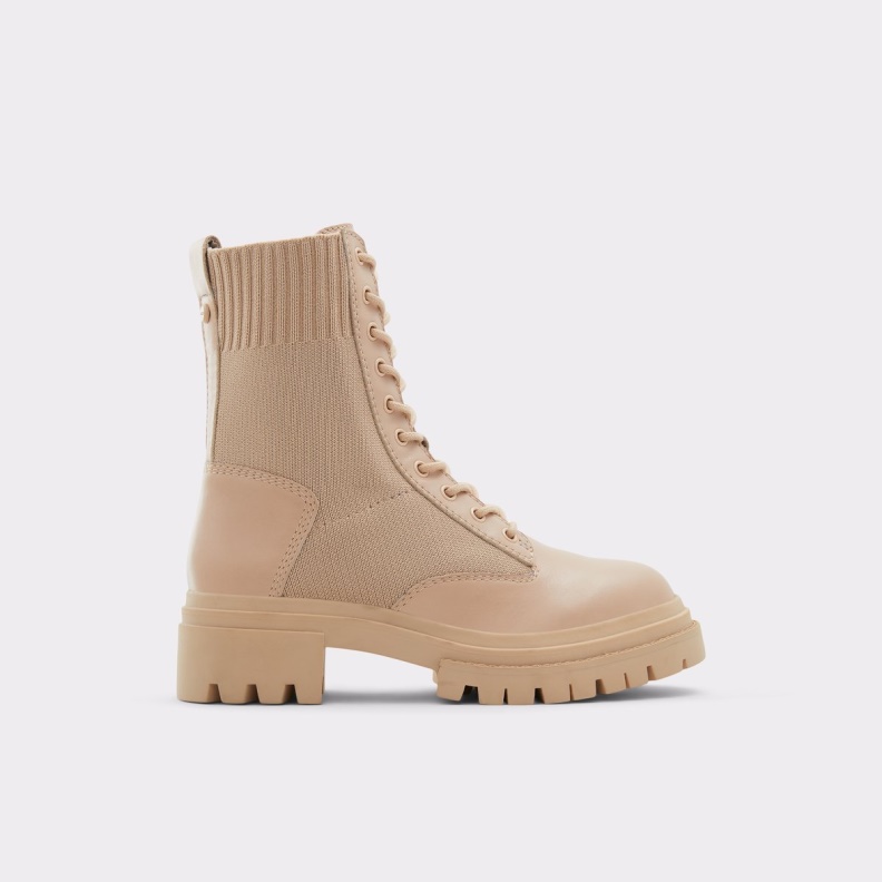 Reflow Combat Ankle Boot Lug Sole Fashion Aldo Bone