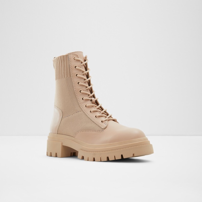 Reflow Combat Ankle Boot Lug Sole Fashion Aldo Bone