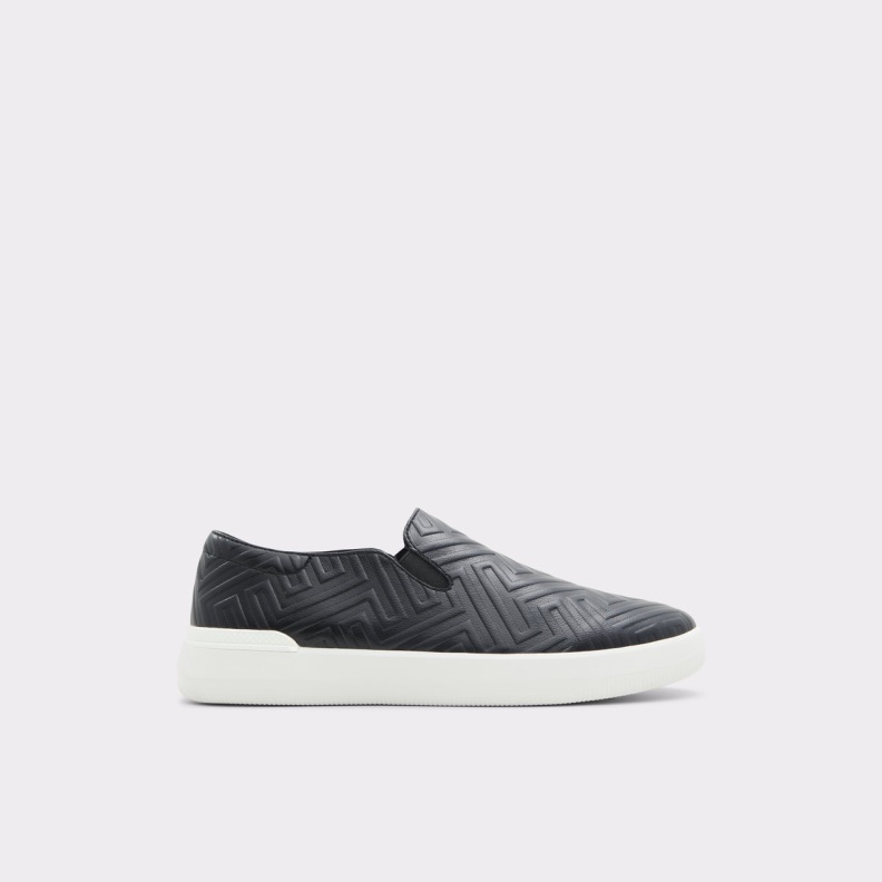 New Arrival Reo Slip-On Sneaker Cup Sole Black Synthetic Embossed Aldo Fashion