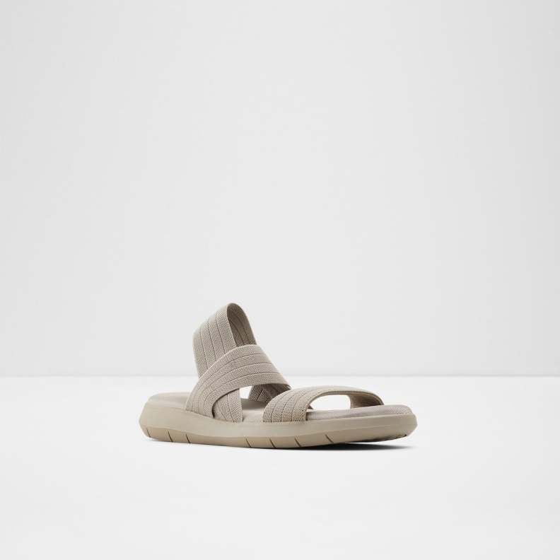 Fashion Aldo Brown Reposa Sling Back Flat Sandal