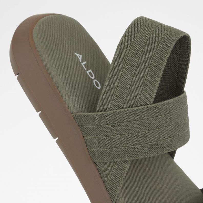 Fashion Khaki Aldo Reposa Sling Back Sandal
