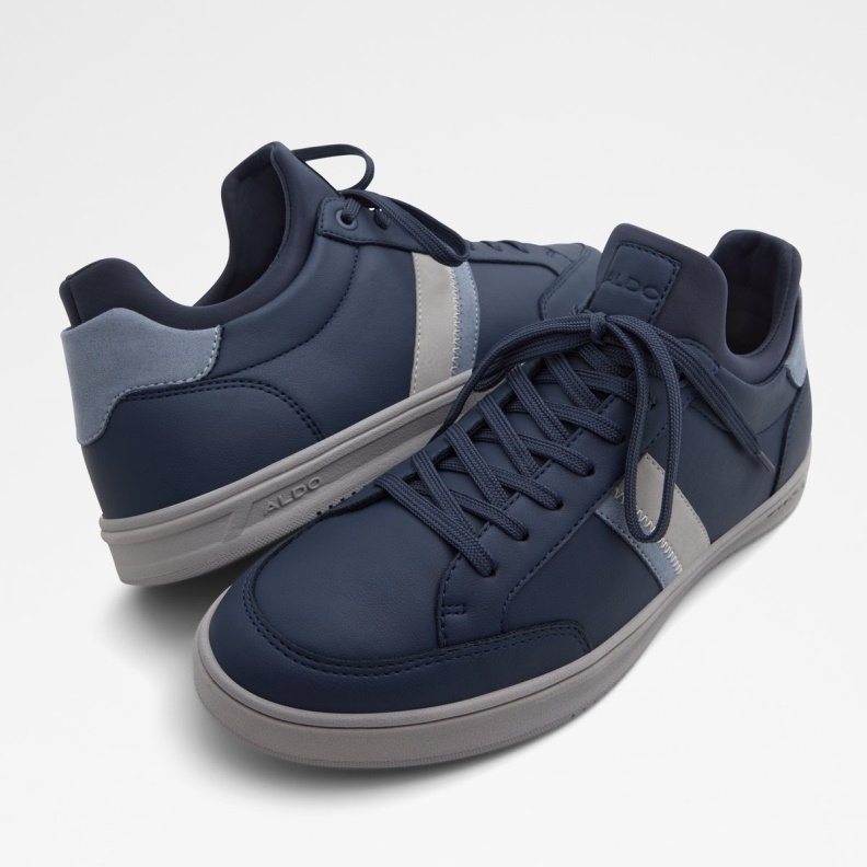 Fashion Navy Rhiade Low Top Sneaker Cup Sole Aldo