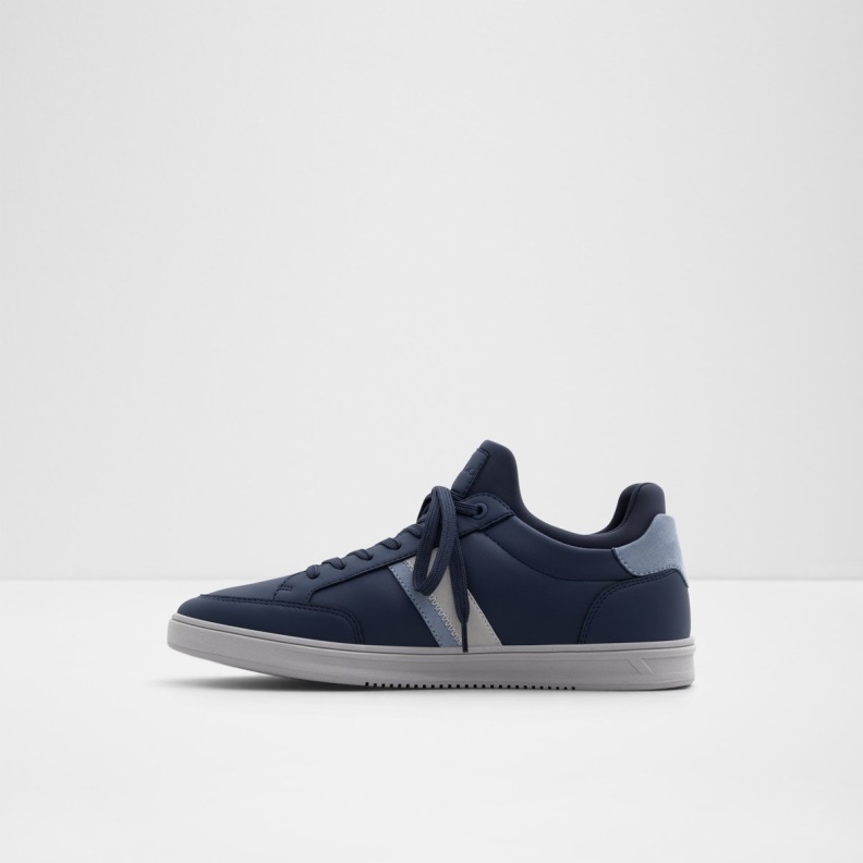 Fashion Navy Rhiade Low Top Sneaker Cup Sole Aldo
