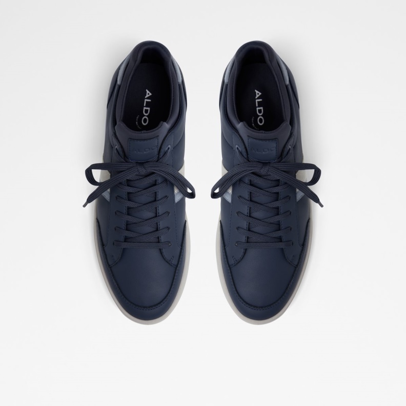 Fashion Navy Rhiade Low Top Sneaker Cup Sole Aldo
