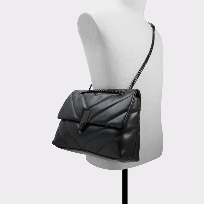 Black Synthetic Crinkle New Arrival Rhiladiaax Crossbody Bag Fashion Aldo