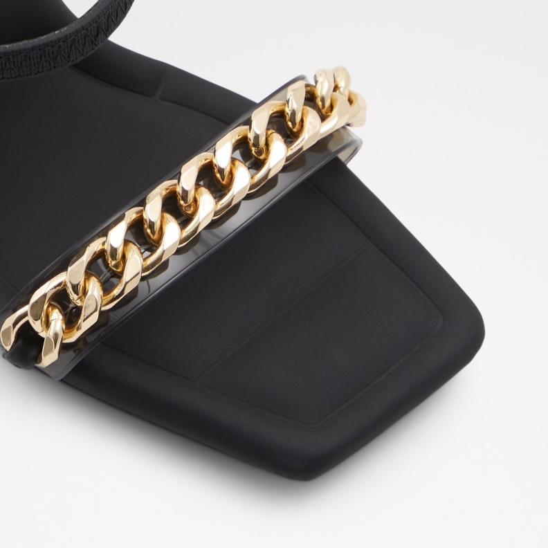 Aldo Riccheza Strappy Heeled Sandal Stiletto Heel Black Fashion