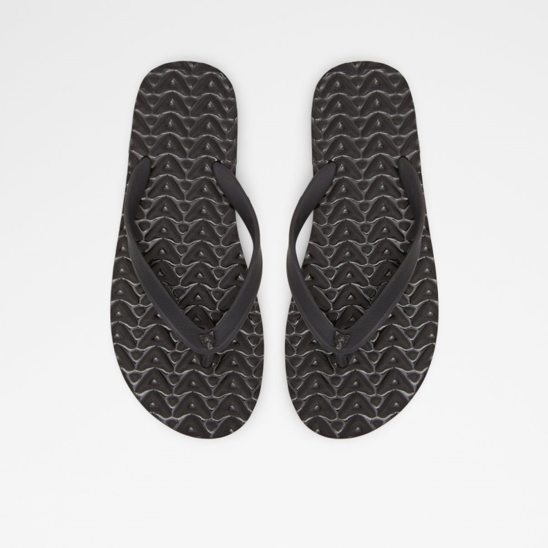 Aldo Rickle Flip Flops Black Fashion