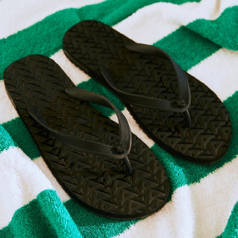Aldo Rickle Flip Flops Black Fashion