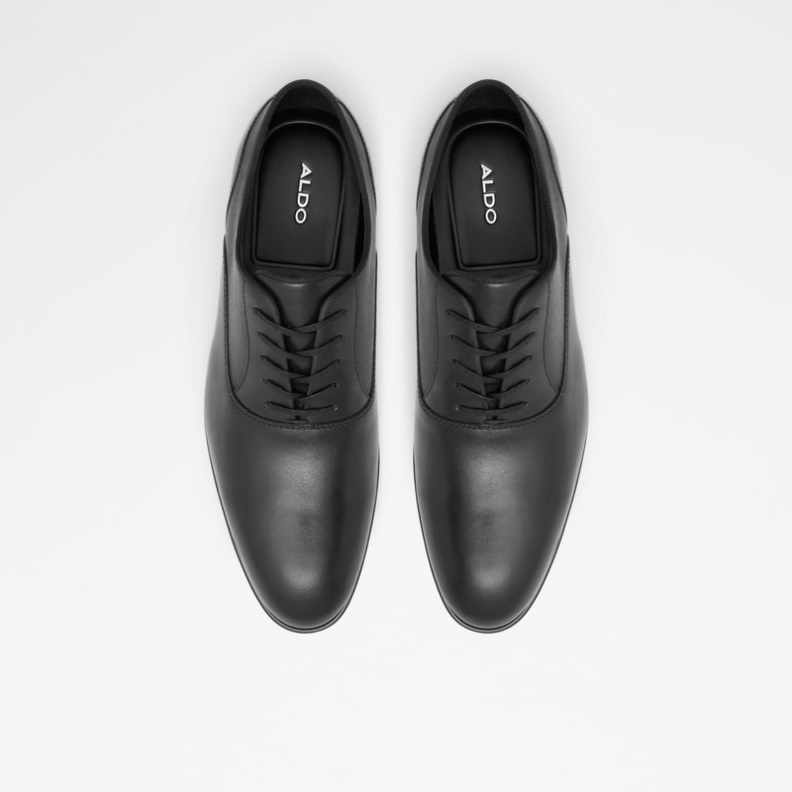 Schwarzes Leder Glatt Fashion Aldo Ridge