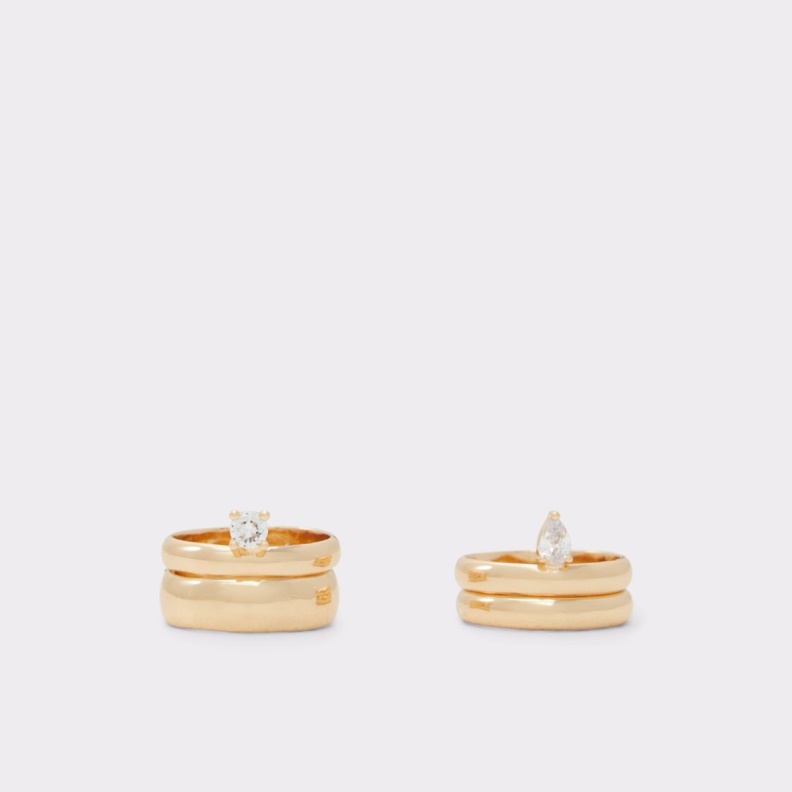 Riina Ring Fashion Aldo Gold-Clear Multi