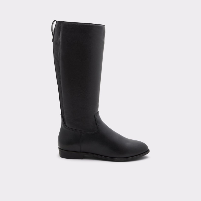 Aldo Black Fashion New Arrival Riraven Riding Boot Block Heel