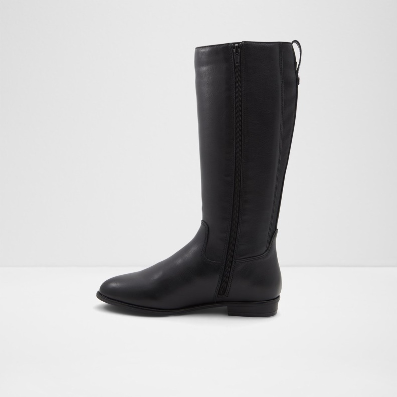 Aldo Black Fashion New Arrival Riraven Riding Boot Block Heel