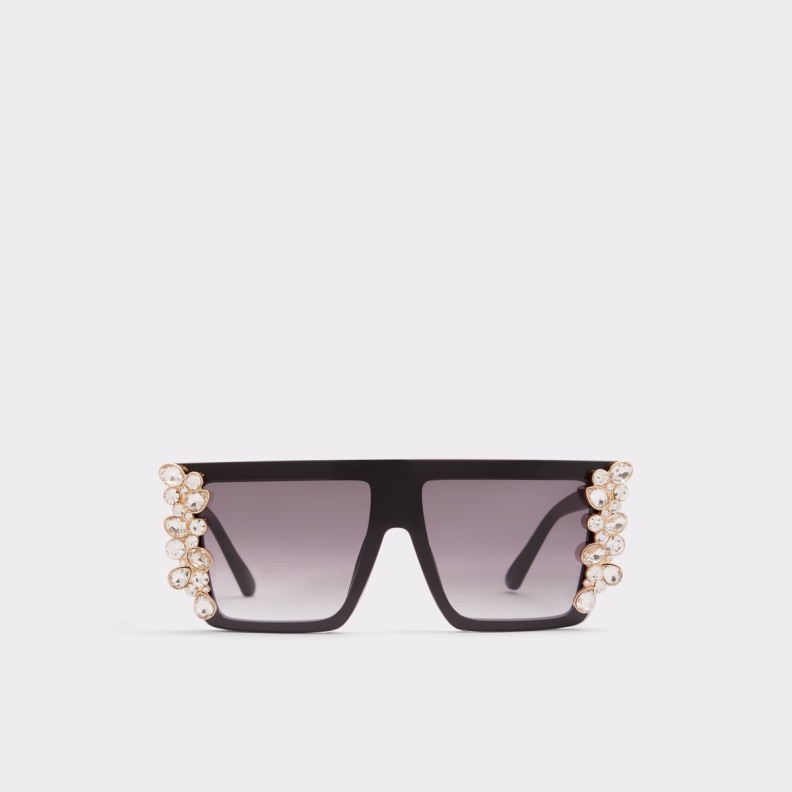 Black-Gold Multi Aldo Fashion Rivervista Shield Sunglasses