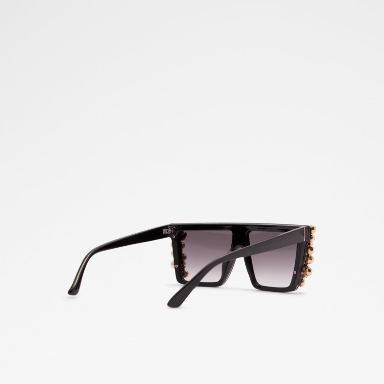 Black-Gold Multi Aldo Fashion Rivervista Shield Sunglasses