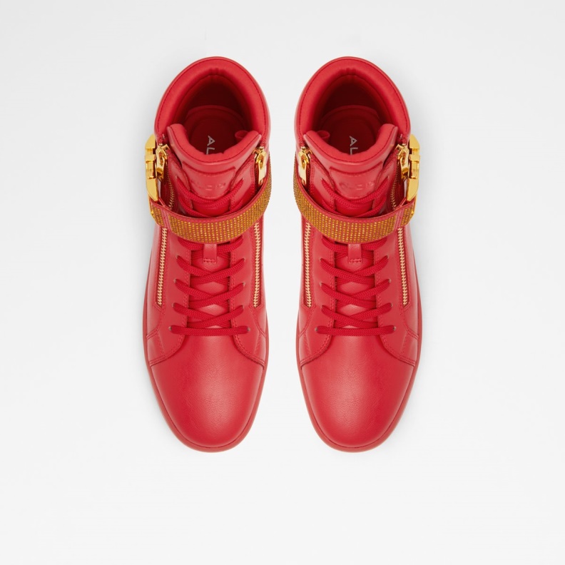 Roger High Top Sneaker Red Aldo Fashion
