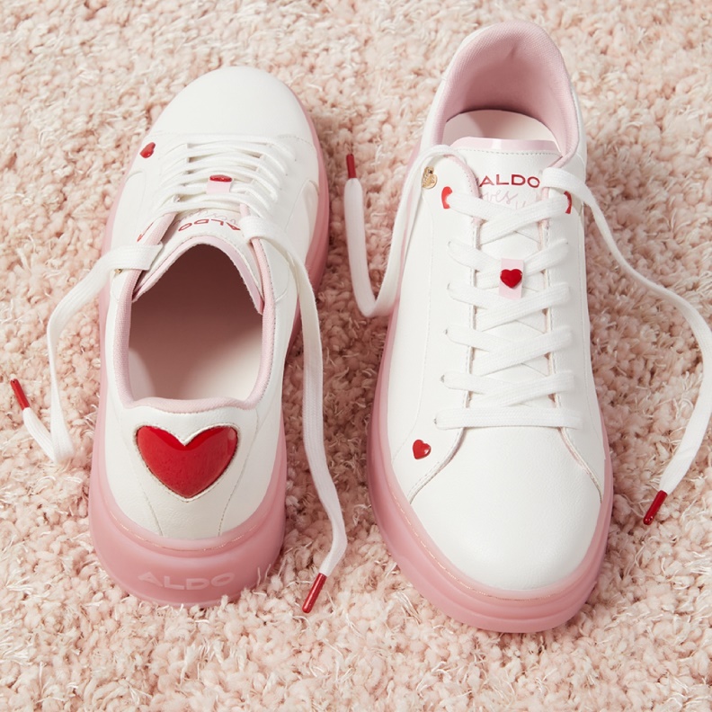 Aldo Fashion Rosecloud Low Top Sneaker White