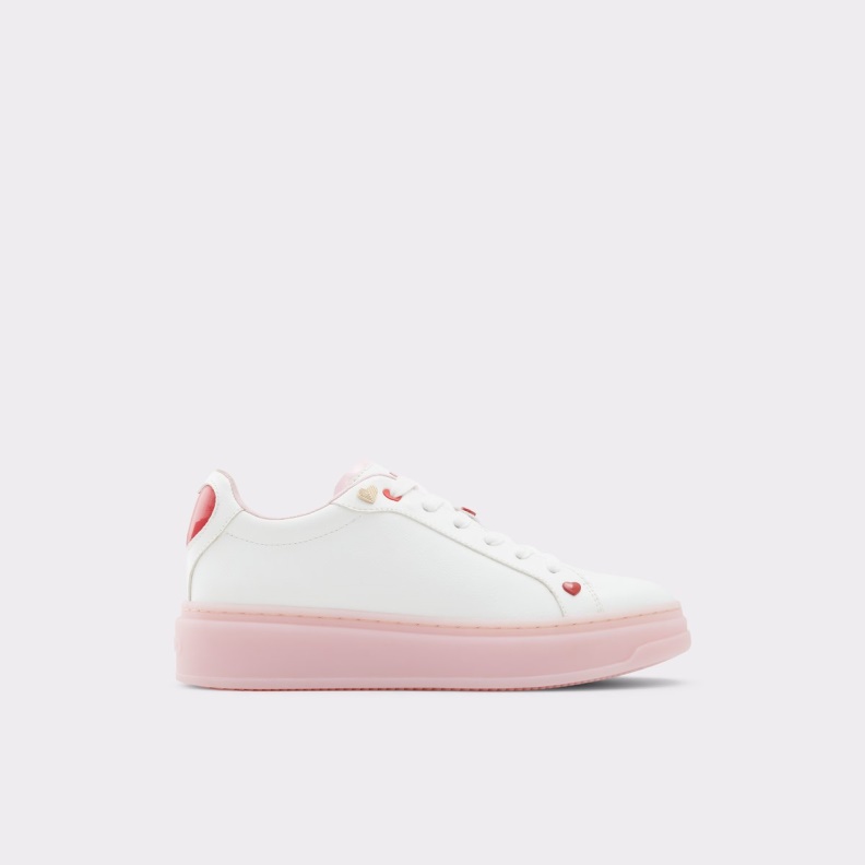 White Aldo Fashion Rosecloud Low Top Sneaker