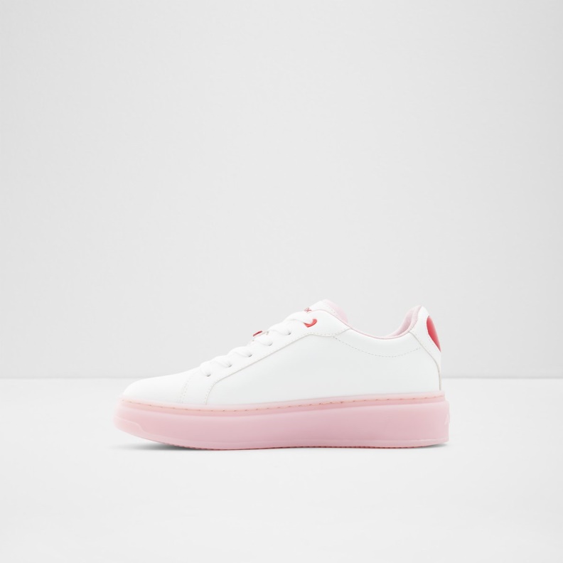 White Aldo Fashion Rosecloud Low Top Sneaker