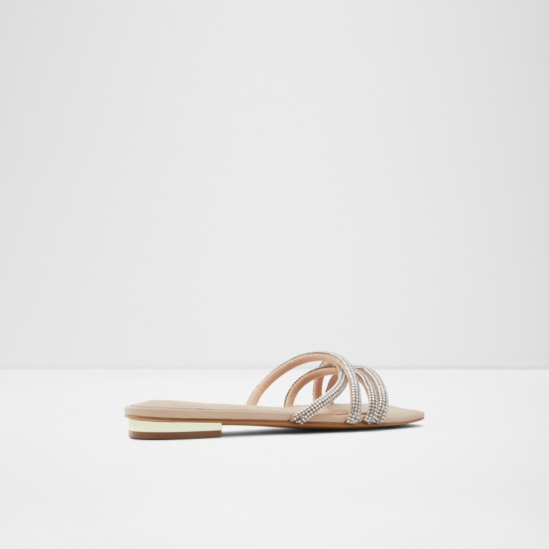 Aldo Fashion Rossie Slide Sandal Light Beige