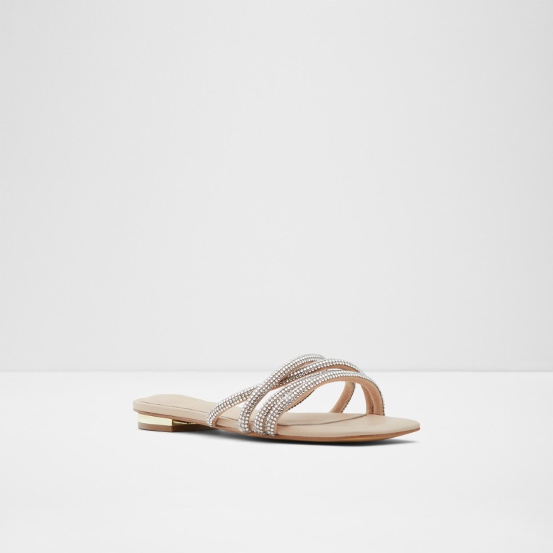 Aldo Fashion Rossie Slide Sandal Light Beige