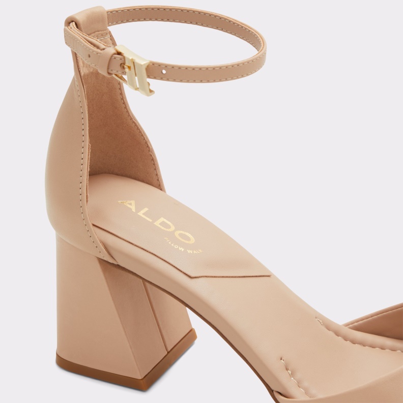 New Arrival Safdie Ankle Strap Heeled Sandal Bone Aldo Fashion