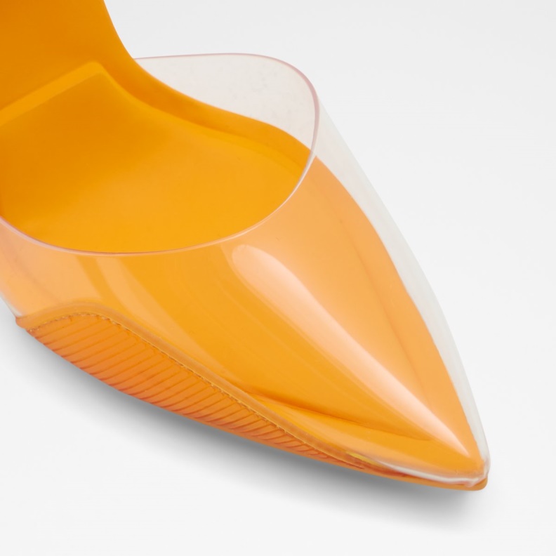 Salerno Strappy Heeled Shoe Stiletto Heel Orange Aldo Fashion