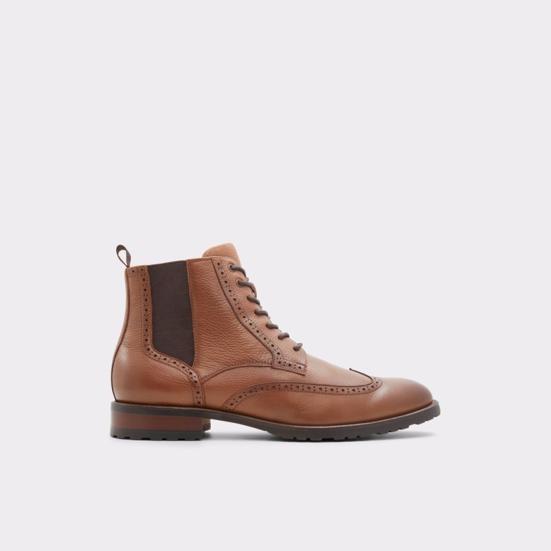 Aldo Fashion Brown Salinger Lace-Up Boot