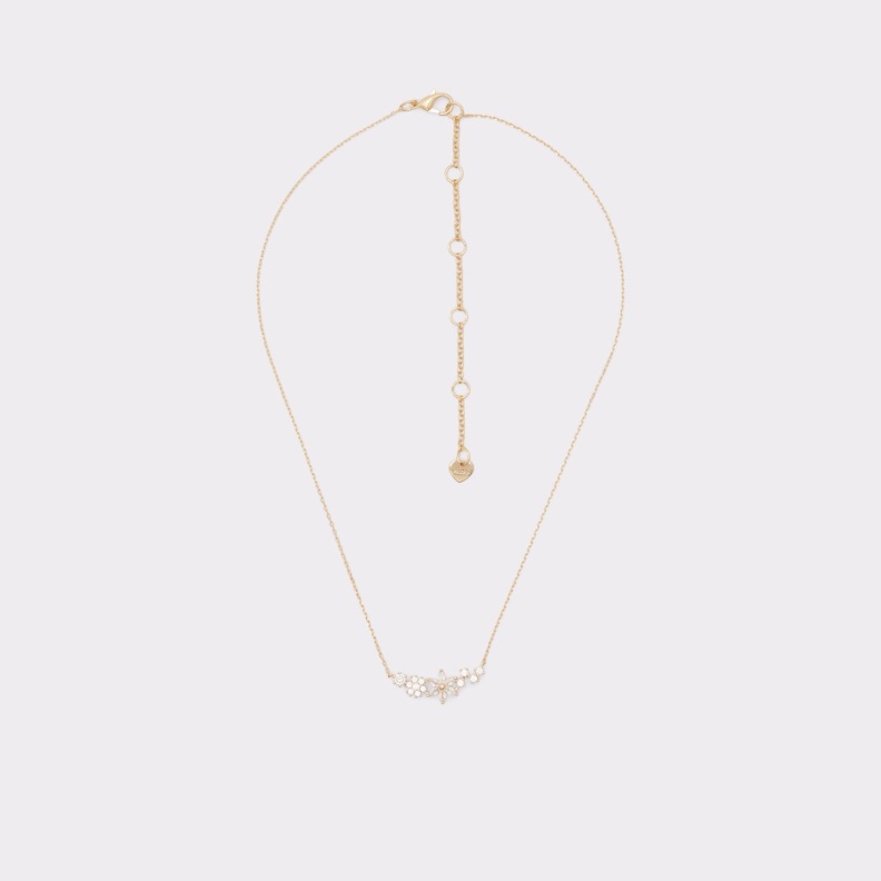 Gold-Clear Multi New Arrival Saraburi Necklace Aldo Fashion