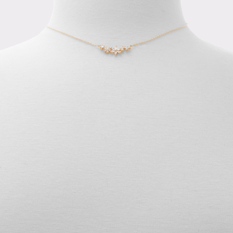 Gold-Clear Multi New Arrival Saraburi Necklace Aldo Fashion