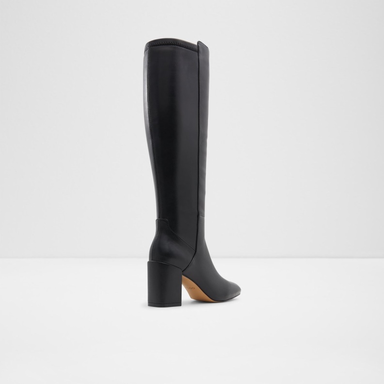 Satori Knee-High Boot Fashion Black Leather Smooth Aldo