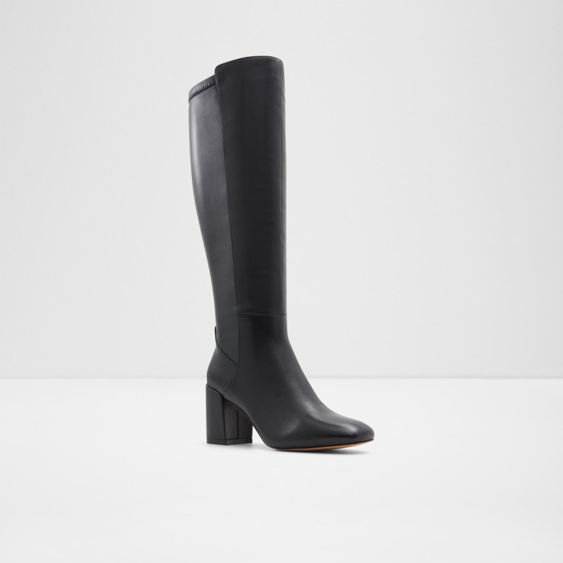 Satori Knee-High Boot Fashion Black Leather Smooth Aldo