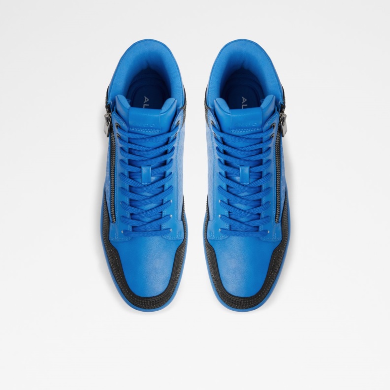 Fashion Aldo Blue Sauerbergg High Top Sneaker Cup Sole