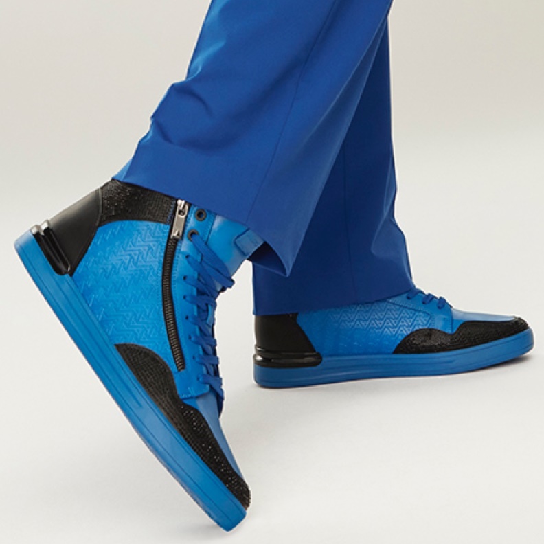 Fashion Aldo Blue Sauerbergg High Top Sneaker Cup Sole