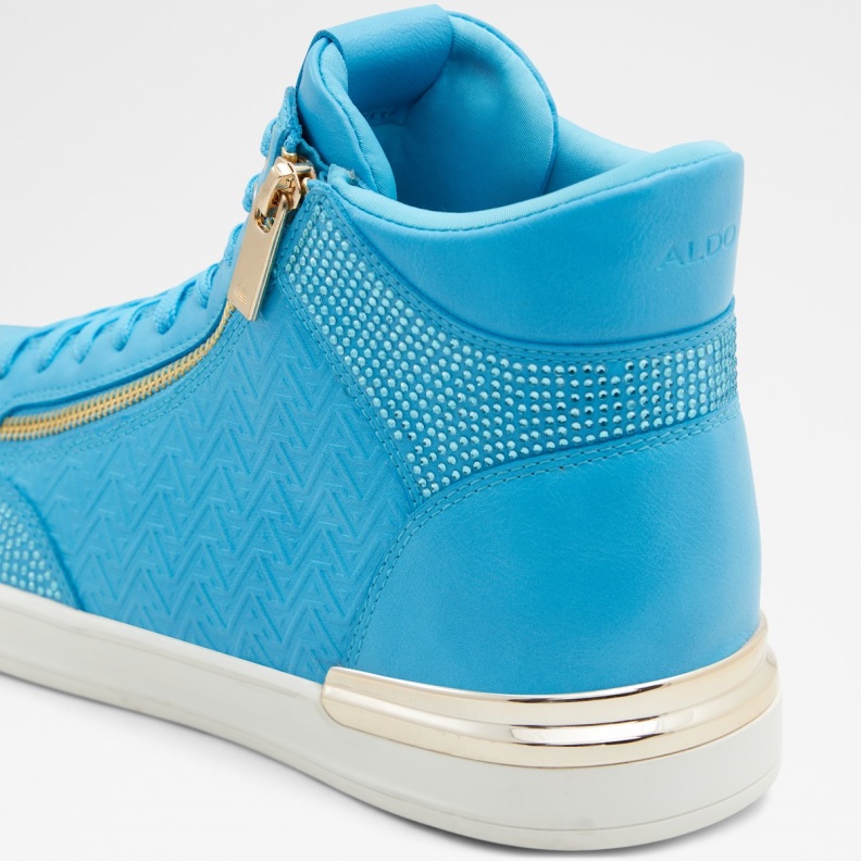 Fashion Aldo Bright Blue Sauerbergg High Top Sneaker