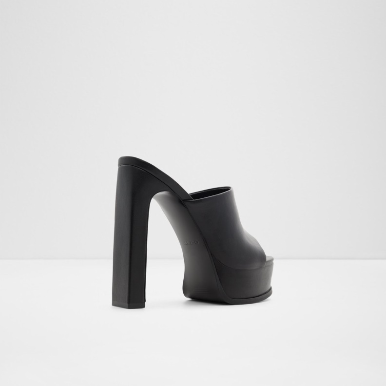 Savilla Heeled Mule Plateforme Black Aldo Fashion