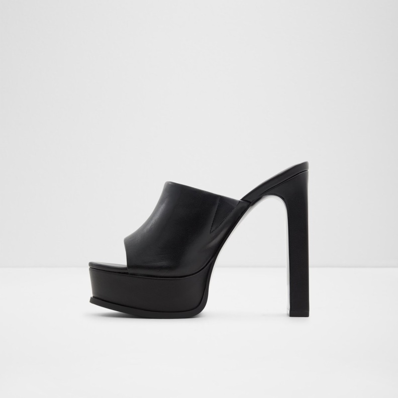 Savilla Heeled Mule Plateforme Black Aldo Fashion