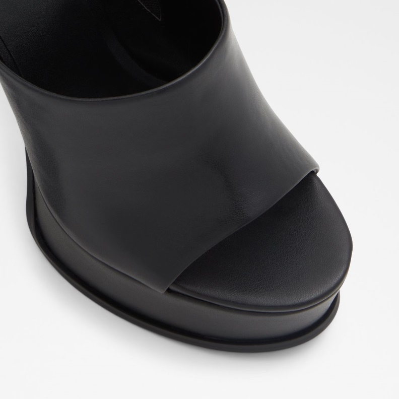 Savilla Heeled Mule Plateforme Black Aldo Fashion