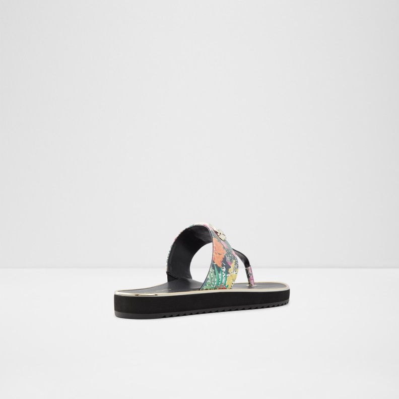 Aldo Searene Flip Flop Wedge Heel Multicolor Fashion