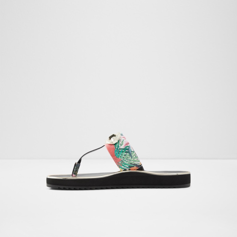 Aldo Searene Flip Flop Wedge Heel Multicolor Fashion