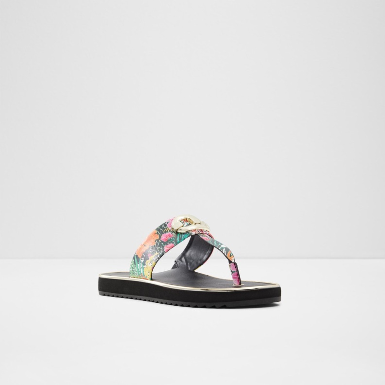 Aldo Searene Flip Flop Wedge Heel Multicolor Fashion