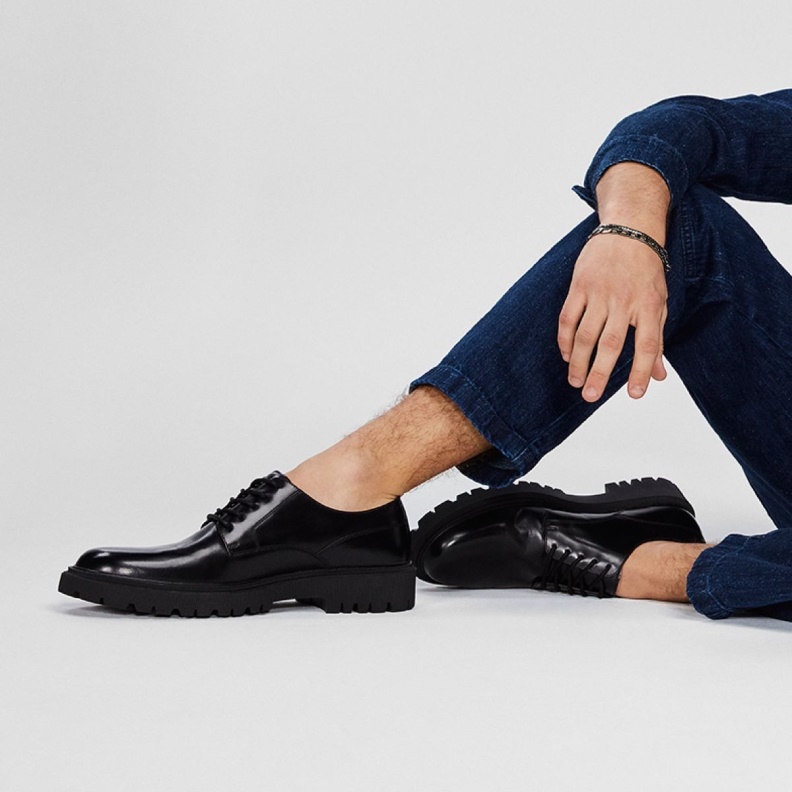 Black Fashion Aldo Segal Oxford Shoe