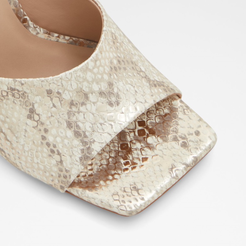 Gold Selah Heeled Mule Aldo Fashion