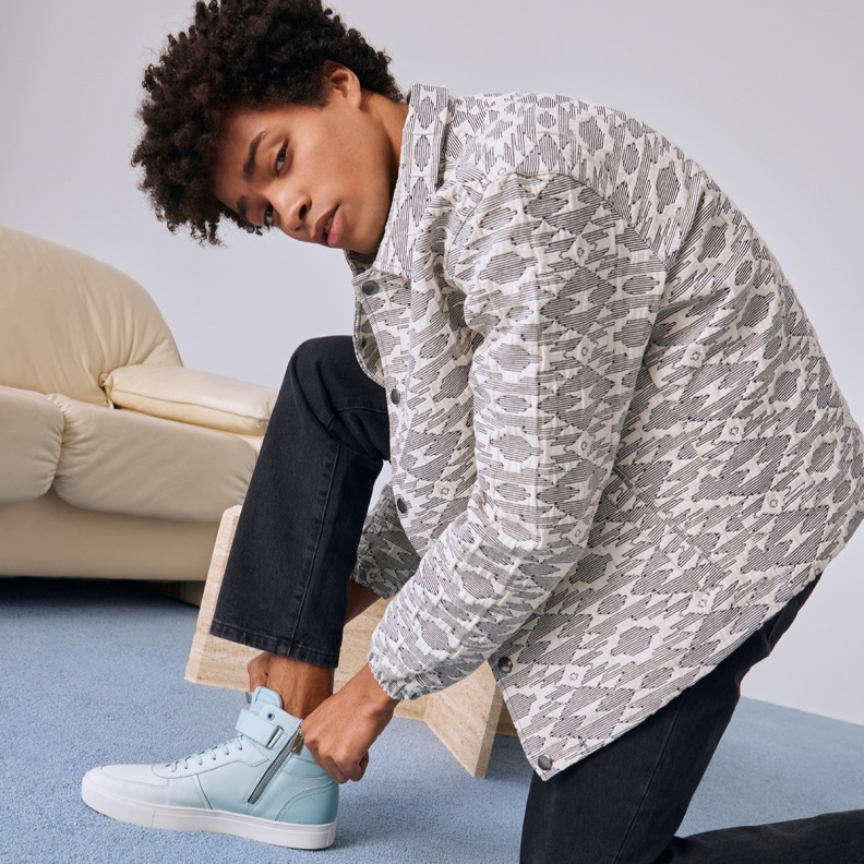 Blue Fashion Aldo Sethen High Top Sneaker